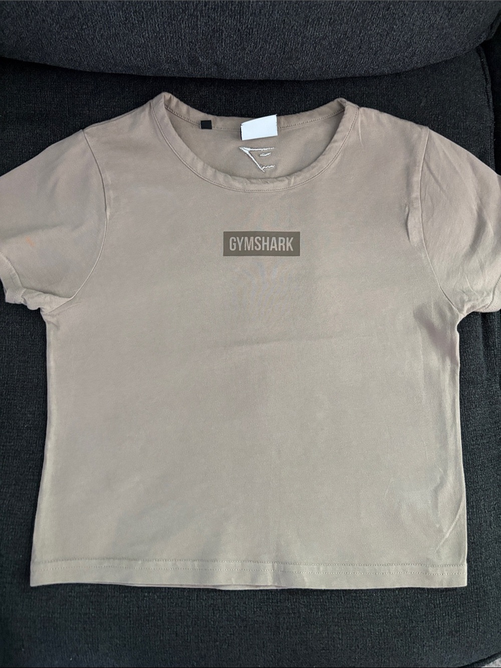 Gymshark Beige Short Sleeve Crewneck Tee
